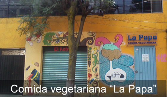 Restaurant vegetariano La Papa en Toluca