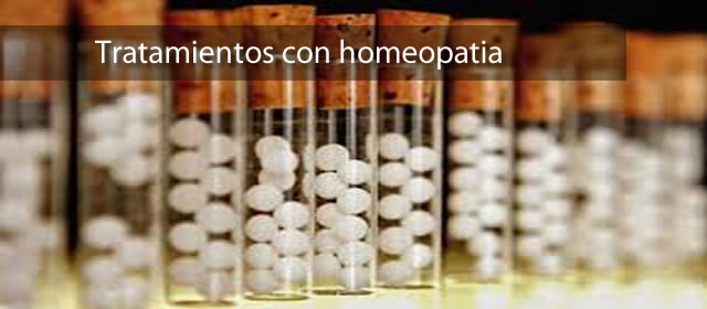 Tratamientos con homeopatia